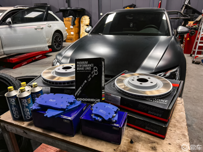 奧迪S4剎車升級(jí)秘籍:WESPARKE盤配MX72片,賽道街道兩相宜