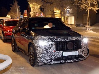 AMG GLC 43改款原型車冬季測試亮相，細節升級或成入門高性能SUV新選擇