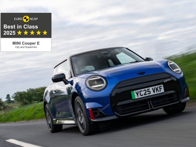 電動MINI COOPER斬獲E-NCAP“年度最安全車”稱號 全新MINI家族全員五星閃耀