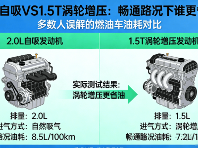 油耗高低不能一概而論!2.0L自吸與1.5T渦輪誰更省?路況是關鍵
