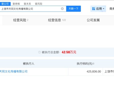 RNG關聯公司被執行42.5萬