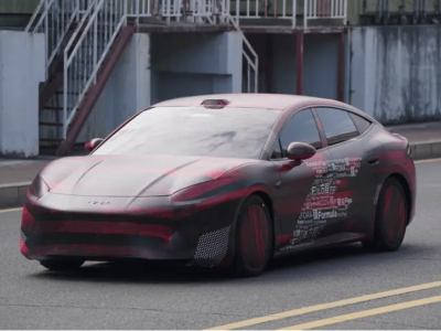 方程豹“鎂7”測試車再露真容，低風阻高階智駕，2026年殺入純電轎車賽道