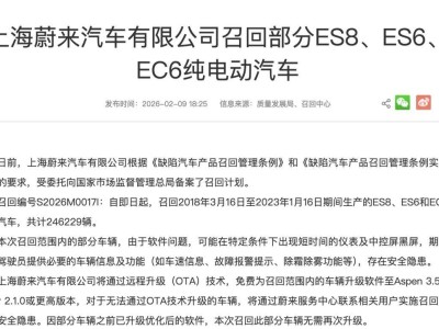 蔚來(lái)召回超24萬(wàn)輛車:軟件隱患待解,盈利攀升下如何平衡安全與發(fā)展?