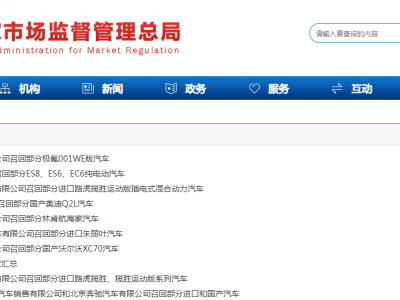 超5萬輛車被召回!極氪蔚來奧迪等品牌在列 車主速查保障安全