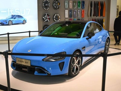 新一代小米SU7實車到店!新增卡布里藍配色 4月上市預售22.99萬起