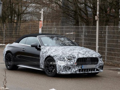 2027款梅賽德斯-AMG CLE敞篷改款路測,V8引擎回歸或超600馬力