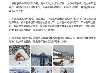 雷軍分享滑雪三大魅力：突破自我、速度掌控、自然美景無(wú)可替代