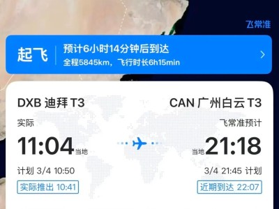 首架回國航班從阿聯酋迪拜起飛