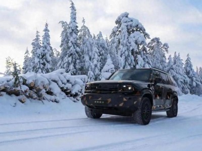 吉利銀河戰艦北歐冬測諜照流出，新能源硬派SUV市場迎新力量