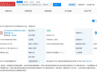 武漢長(zhǎng)江新區(qū)未來(lái)產(chǎn)業(yè)引導(dǎo)基金成立 出資額10億
