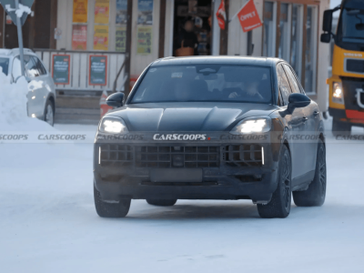 保時捷燃油版卡宴改款諜照現身，前臉尾燈微調，動力或延續現款