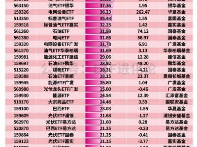 年內最牛ETF榜單來了！