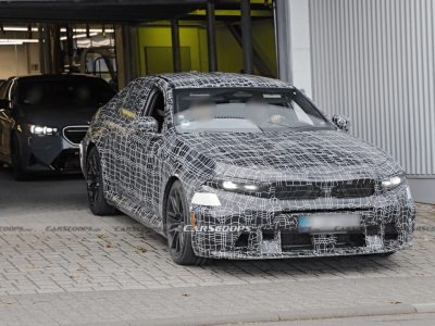 寶馬新世代設計語言獲青睞，中期改款M5路試，前臉車尾內(nèi)飾均有新變化