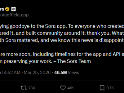 OpenAI視頻大模型Sora上線半年即關停 成本高企可用率低成主因