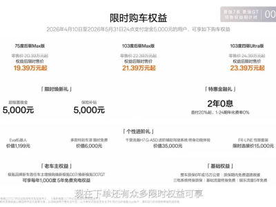 煥新極氪007及007GT攜900V高壓架構(gòu)上市 極氪001五周年紀(jì)念版同步來(lái)襲
