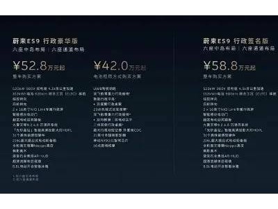 蔚來ES9：以體系創新破局 50萬級行政旗艦SUV開辟新賽道