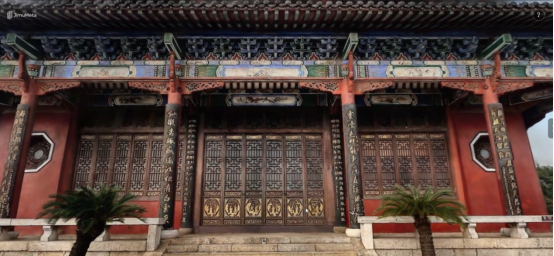 晴川閣外部（高斯）